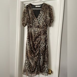 ASTR THE LABEL Size Small Leopard Print Dress